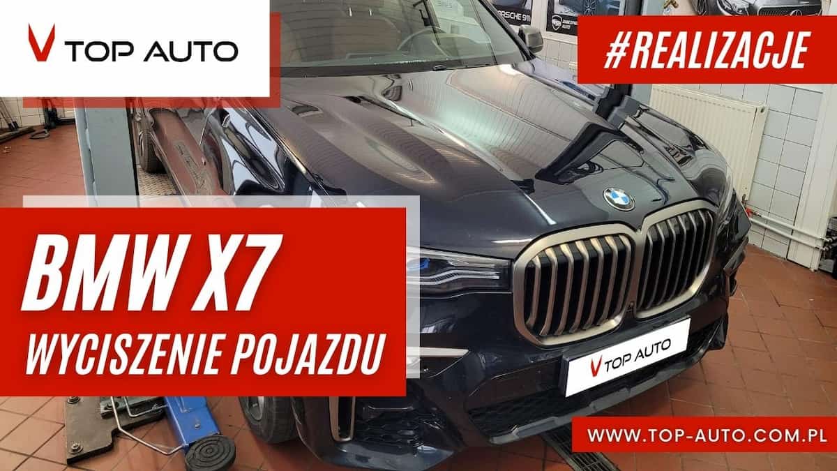 Wyciszanie samochodu Wrocław BMW X7