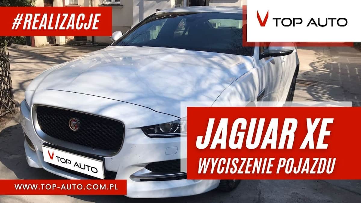 Jaguar XE - wyciszanie samochodu Wrocław