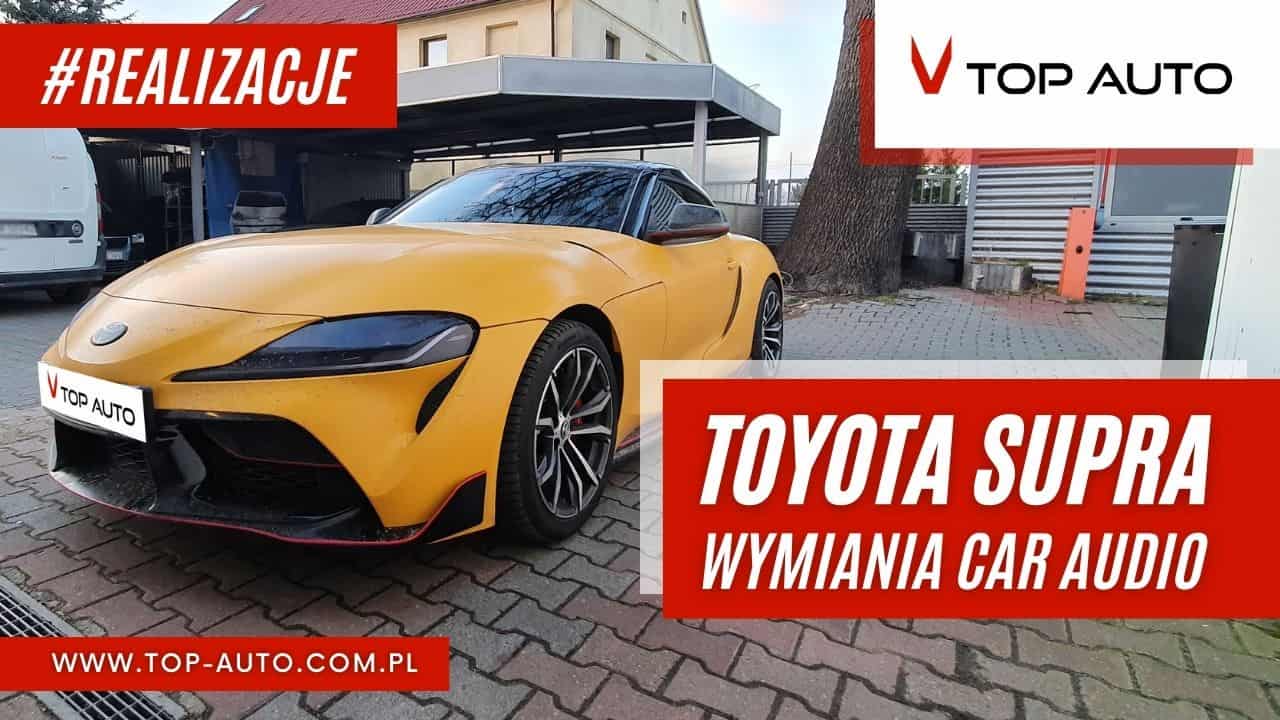 Toyota Supra - wyciszanie samochodu Wrocław