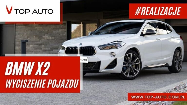 BMW X2 - wyciszanie samochodów Wrocław