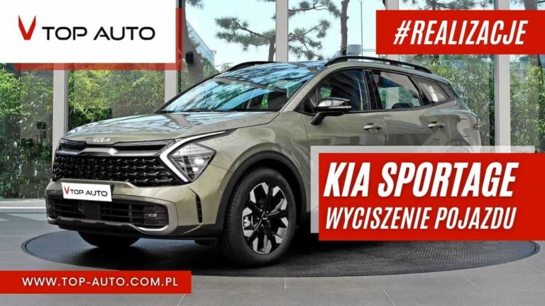 Kia Sportage - wyciszanie samochodów Wrocław