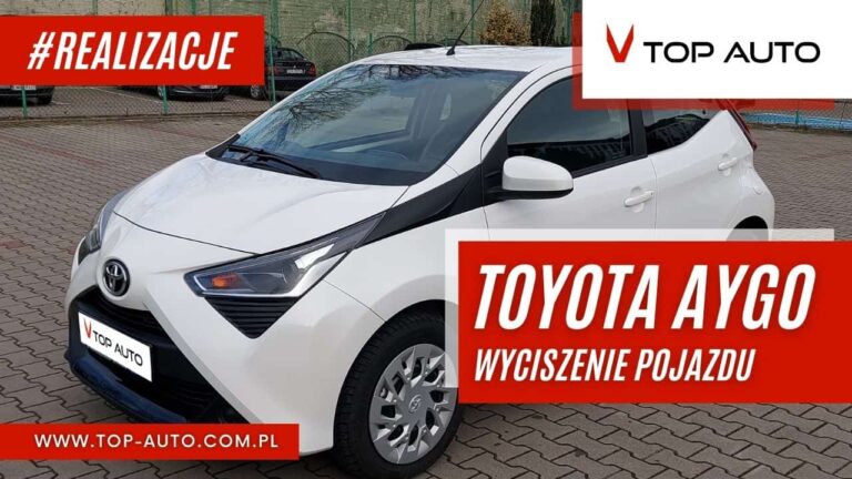 Toyota Aygo - wyciszenie samochodu Wrocław