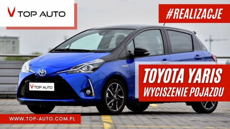 Toyota Yaris - wygłuszanie aut Wrocław