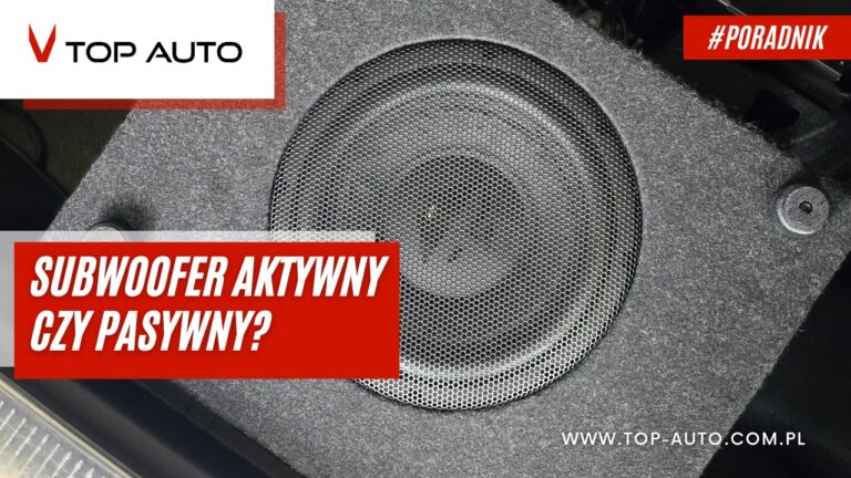 Subwoofer aktywny czy pasywny co wybrać