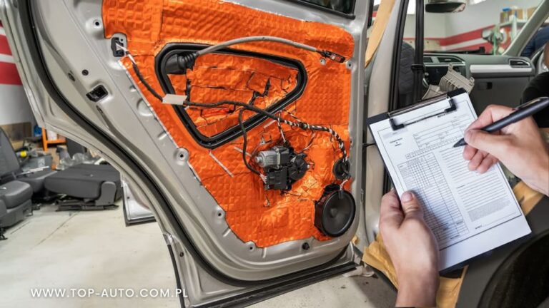 wygłuszenie samochodu bez utraty gwarancji