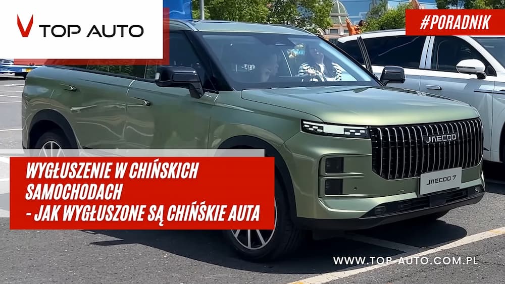 Wygłuszenie w chińskich samochodach