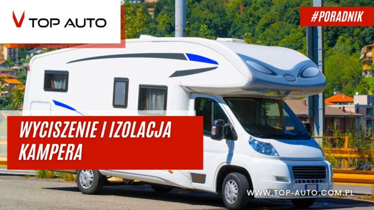 wyciszenie i izolacja kampera